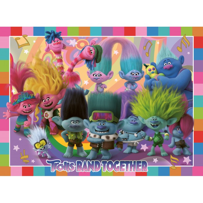 Puzzle XXL dijelovi - Trolls 3