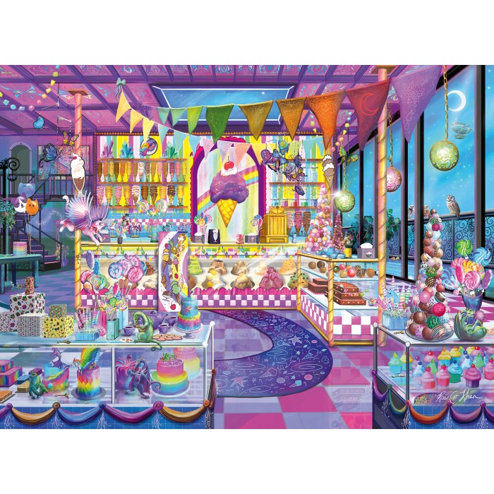 Puzzle XXL dijelovi - Sladoledarnica