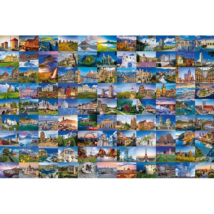 Puzzle 99 Beautiful Places in Europe