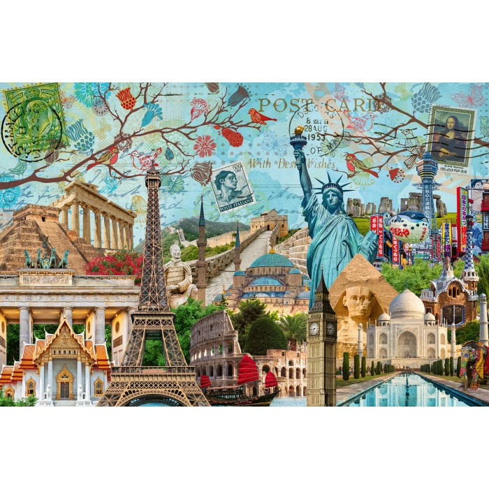 Puzzle Big City Collage