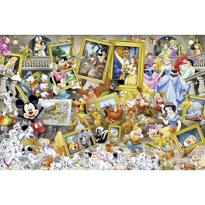 Puzzle Mickey kao umjetnik