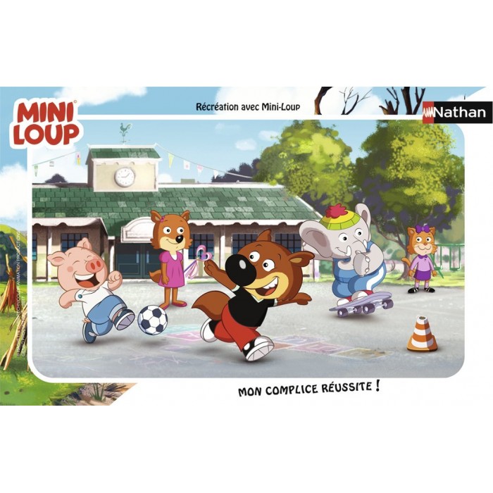 Puzzle s okvirom - Mini-Loup