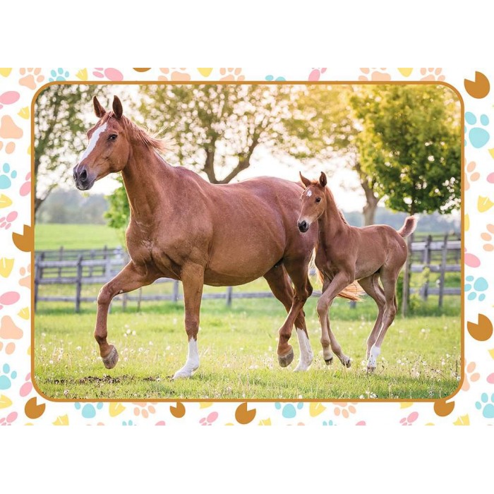 Puzzle Mom and Baby Horse