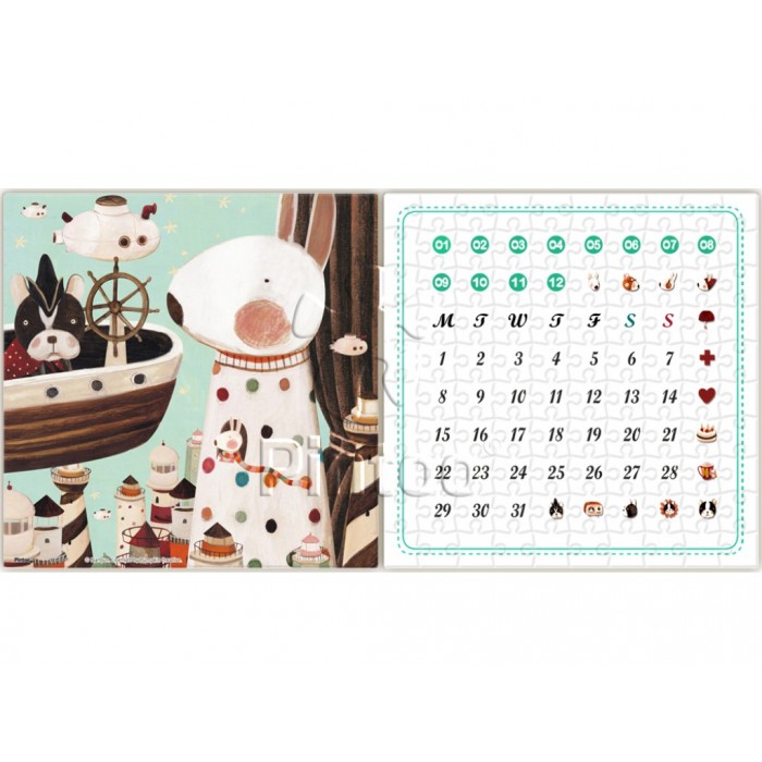 Puzzle kalendar - Lighthouse