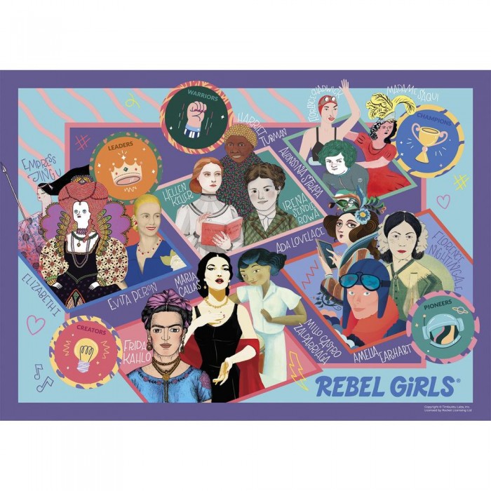 Puzzle XXL dijelovi - Rebel Girls