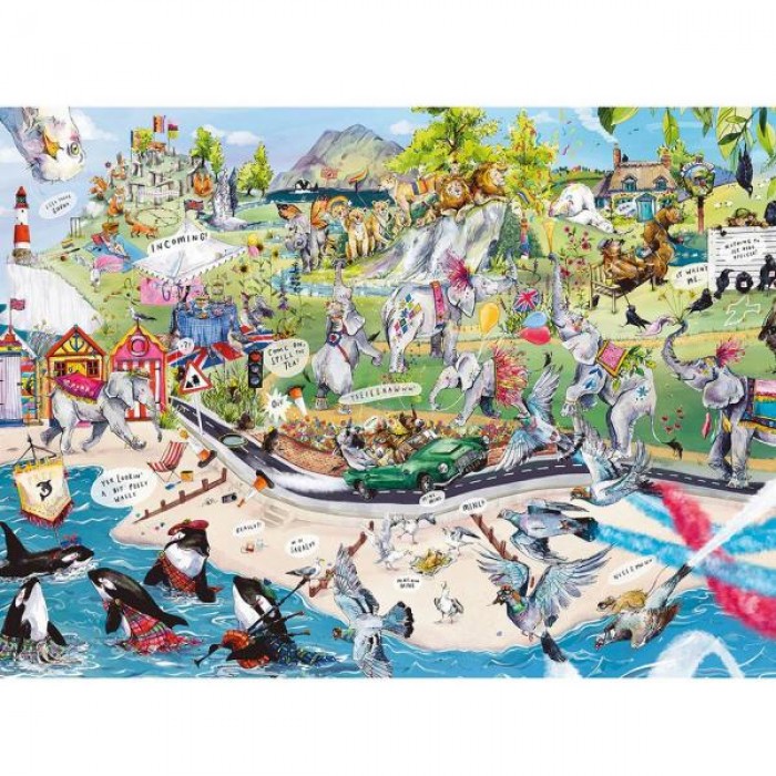 Puzzle Grupe životinja za smijeh do suza