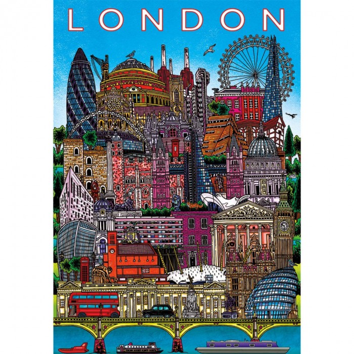 Puzzle Londonski gradski pejzaž