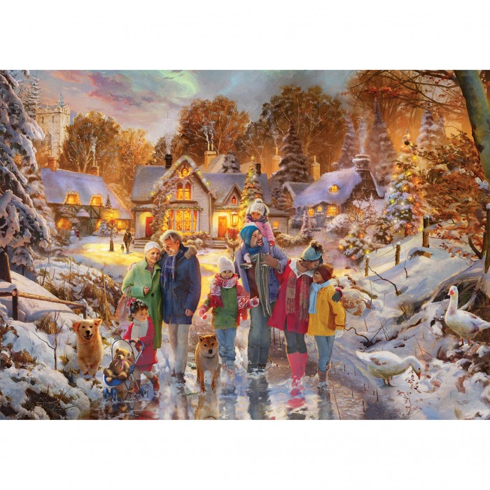 Puzzle Šetnja na drugi dan Božića