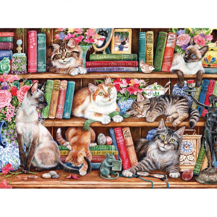 Puzzle Mačak se vratio u knjigu