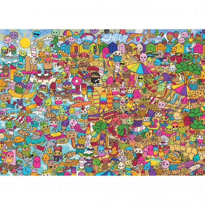 Puzzle Kolači s licima - Slatko utočište