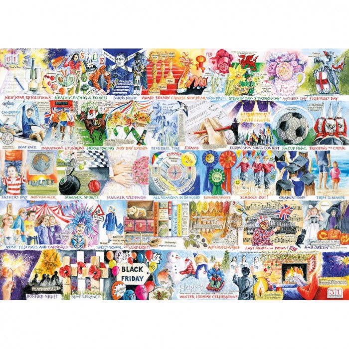 Puzzle Godina u Velikoj Britaniji