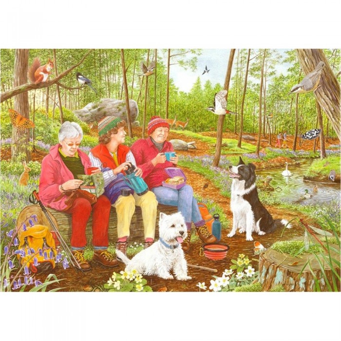 Puzzle Čajanka
