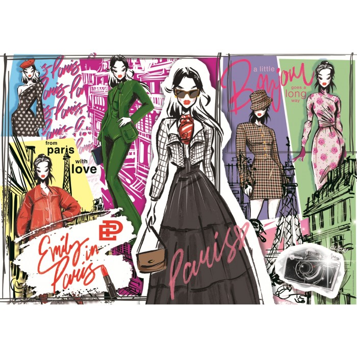 Puzzle Emily In Paris: Fashion Inspirations