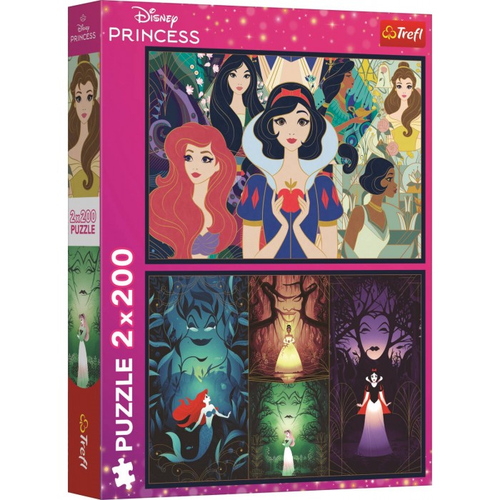 2 puzzle - Enchanting princesses - Disney Princess
