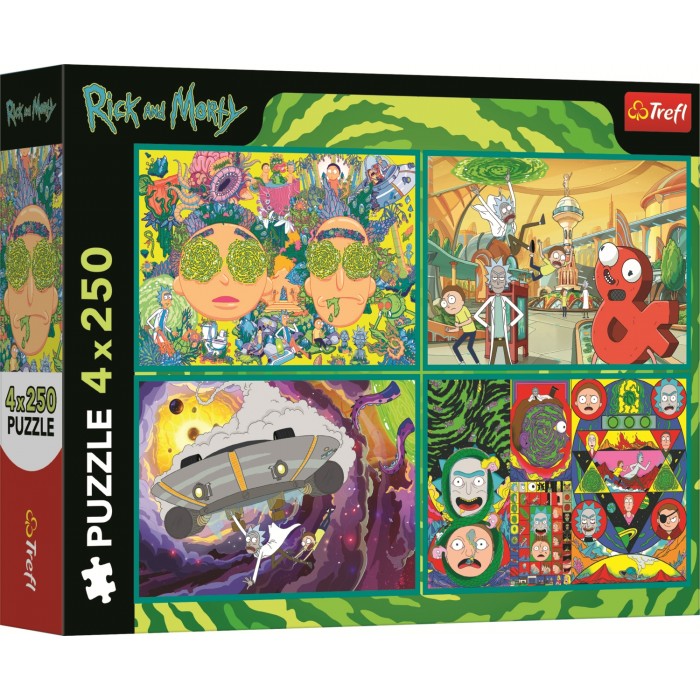4 puzzle - The Twisted World Of Rick And Morty