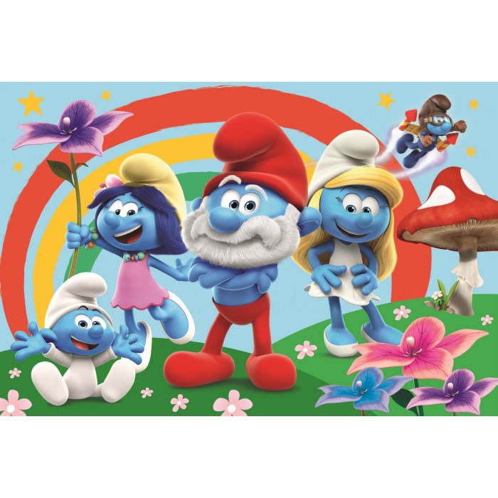 Puzzle XXL Pieces - Smurf Day