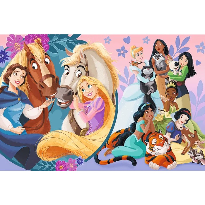 Puzzle XXL dijelovi - Osmijeh prijateljstva - Disney Princess