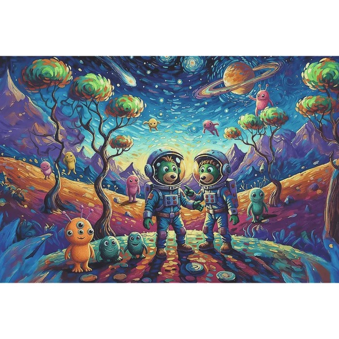 Puzzle Inspired By Art - Kosmičke fantazije