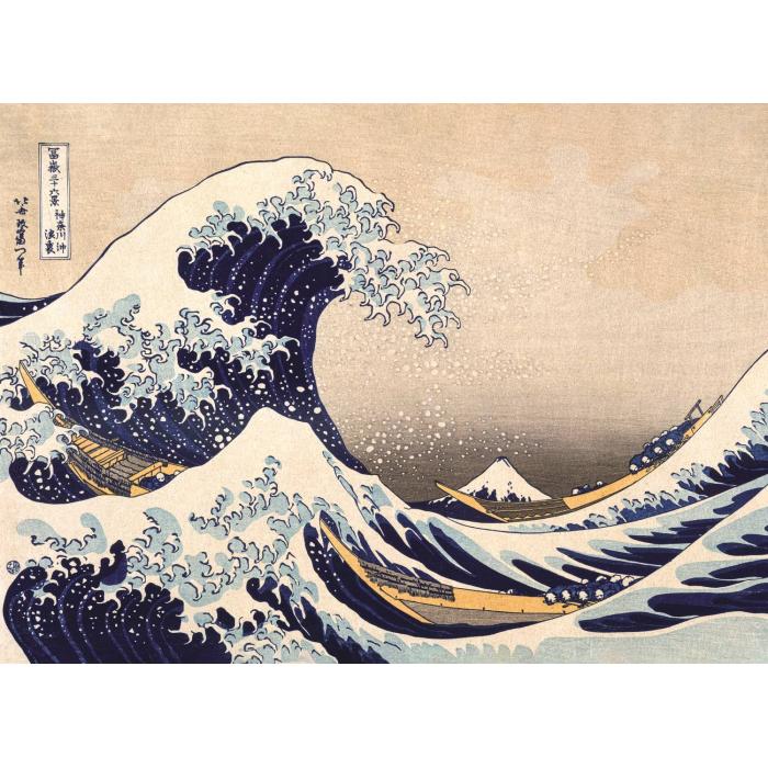 Puzzle XXL Pieces - The Great Wave off Kanagawa - Hokusai Katsushika