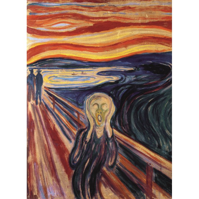 Drvene puzzle - Edvard Munch