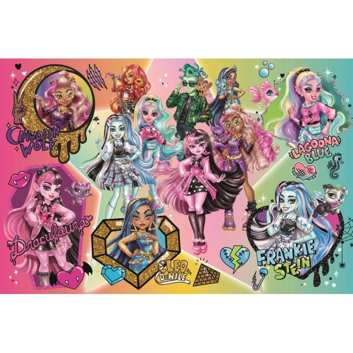 Puzzle XXL Pieces - Zombies on top! - Mattel. Monster High