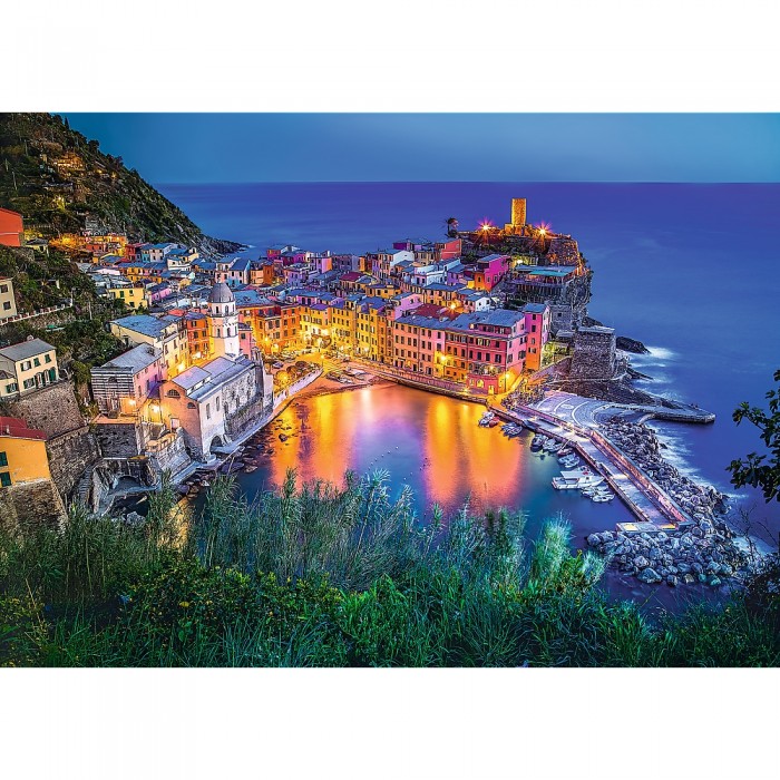 Puzzle Vernazza u sumrak