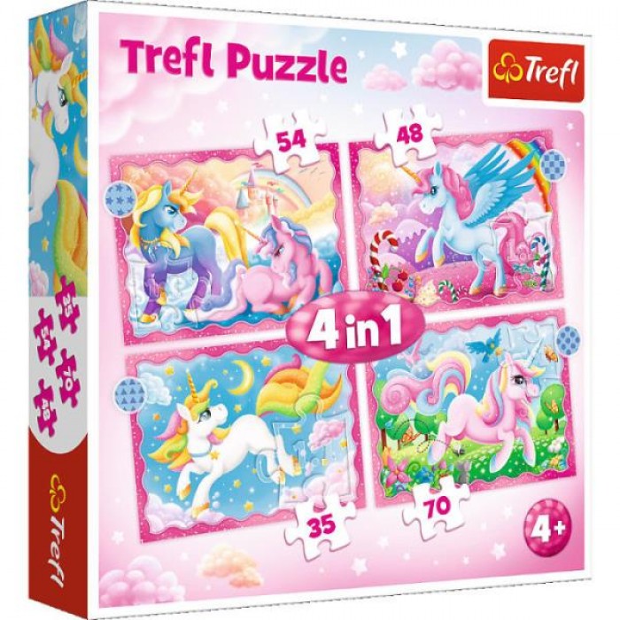4 puzzle - Unicorns
