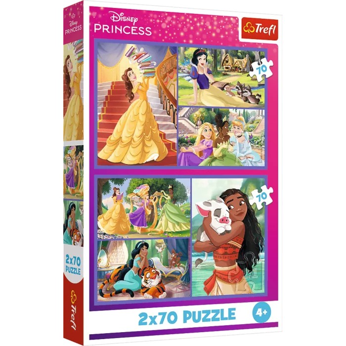 2 puzzle - Dani bajki - Disney Princess