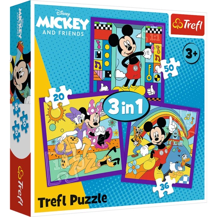 3 puzzle - Mickey and his Merry Crew