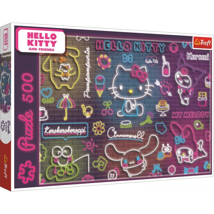 Puzzle Neon Hello Kitty - Hello Kitty