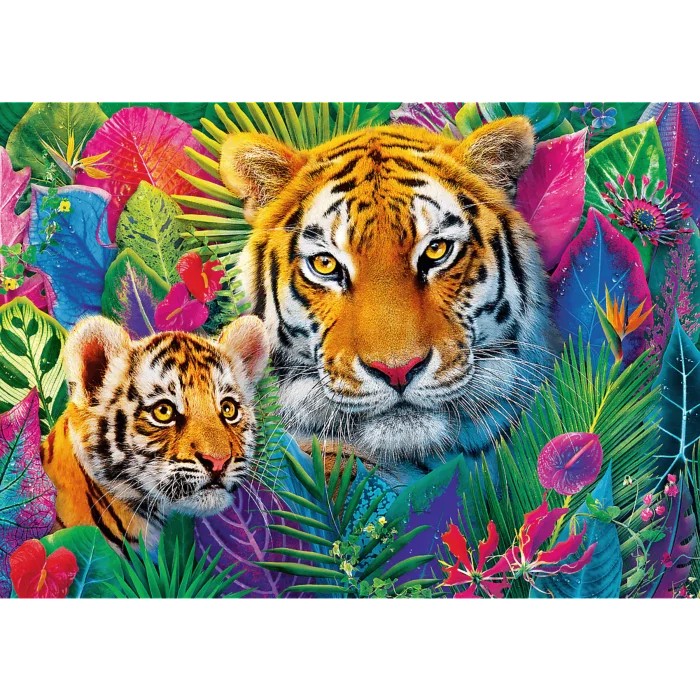Puzzle Tea Time - Tigar u džungli
