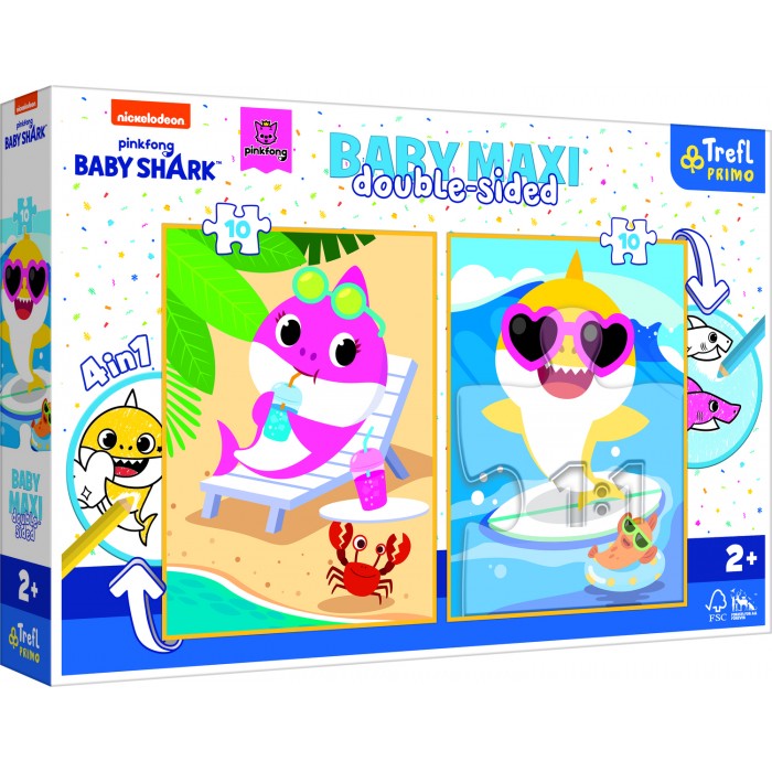 2 puzzle - Baby Maxi Puzzle - Baby Shark