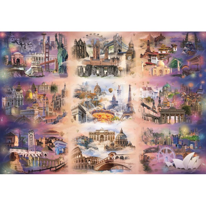 Puzzle Gradovi iza oblaka