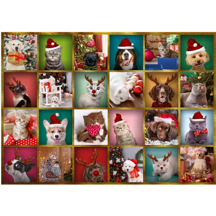 Puzzle Adventski kalendar životinja