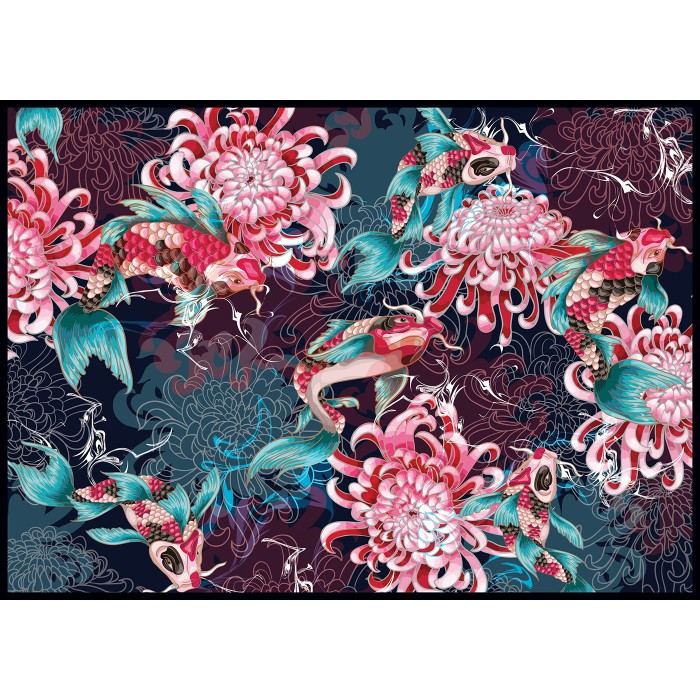Puzzle Secret Garden - Japansko cvijeće