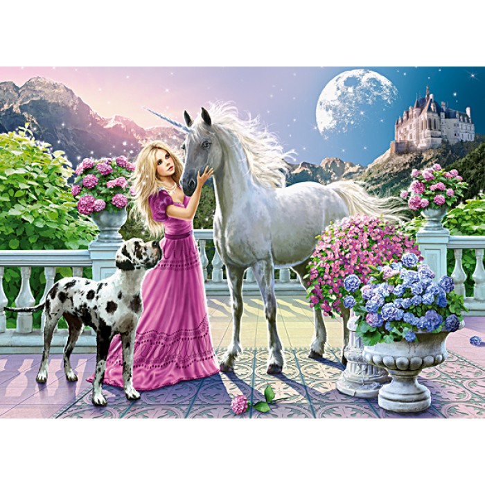 Puzzle Moj prijatelj jednorog