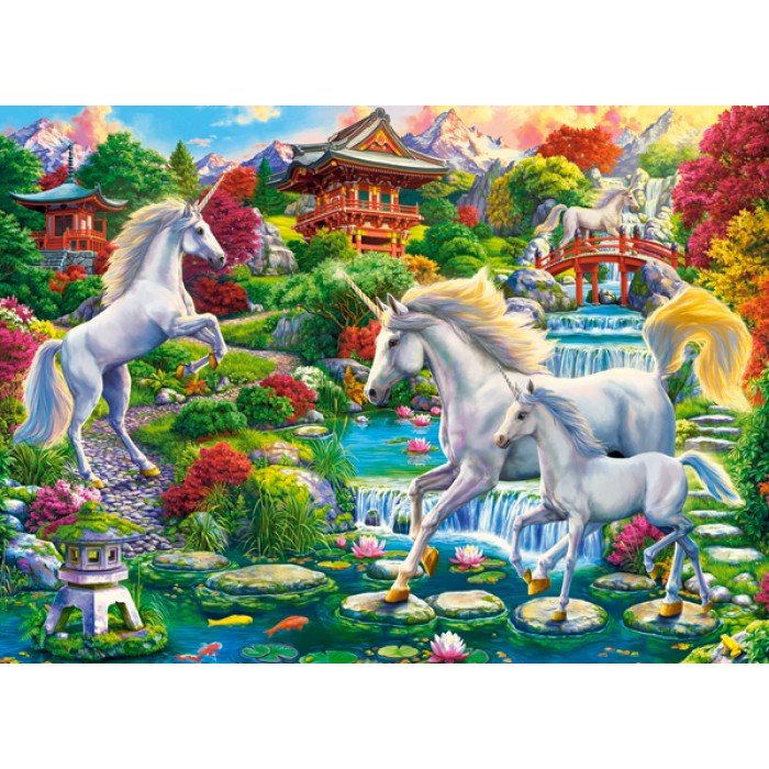 Puzzle Unicorn Garden