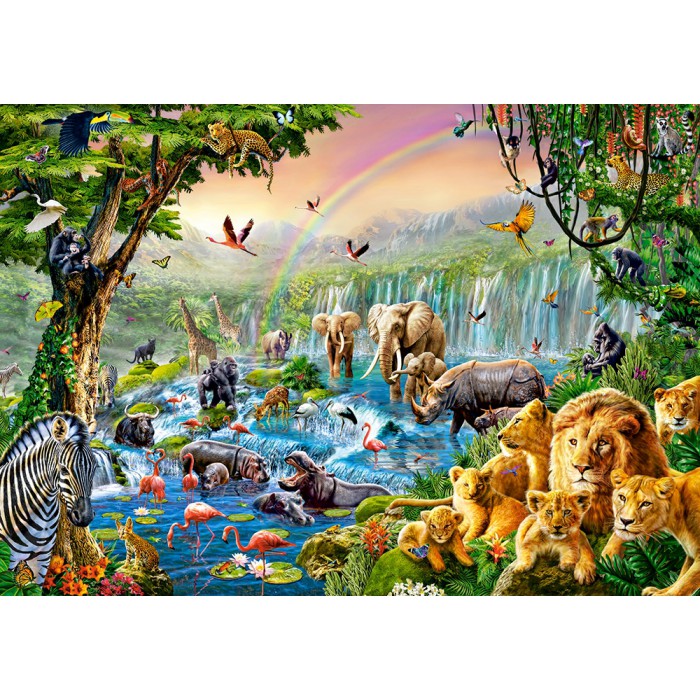 Puzzle Rijeka u džungli