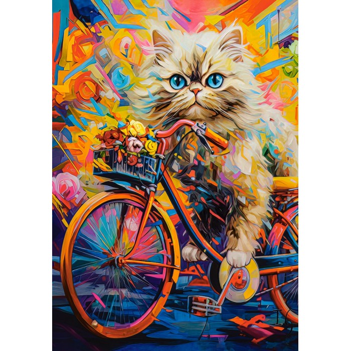Puzzle Mačićev cvjetni točak