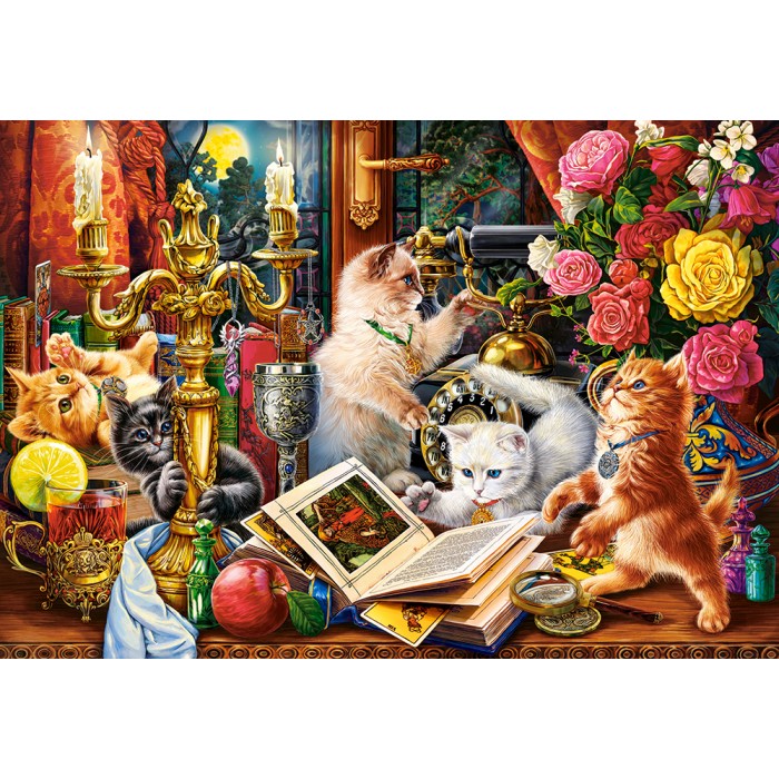 Puzzle Čarobni mačići