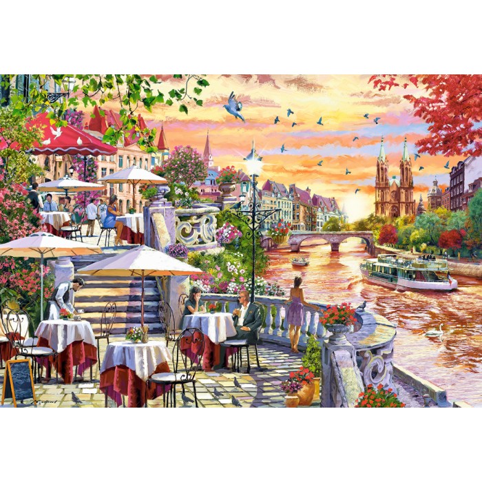 Puzzle Romantični zalazak sunca