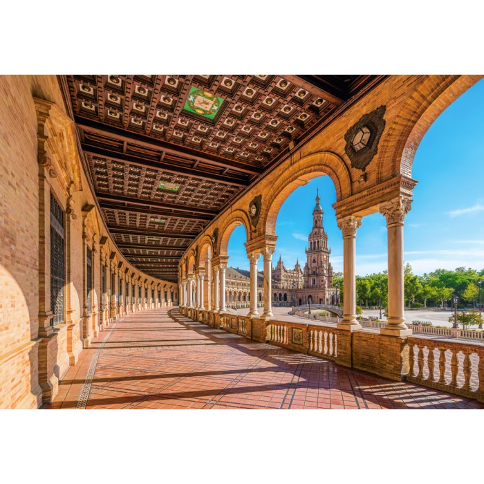 Puzzle Spanish Square, Seville, Spain