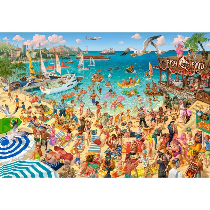 Puzzle Art Collection - Zabava na moru