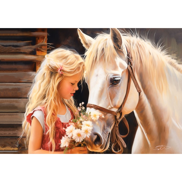 Puzzle My Friend Horse