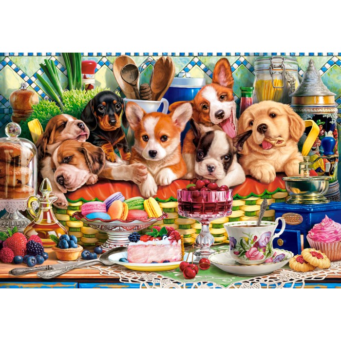 Puzzle Desert za štence