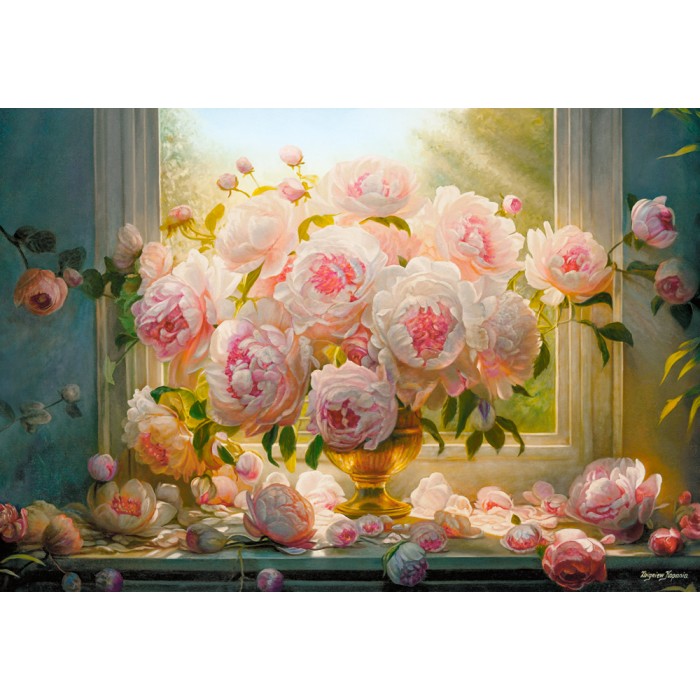 Puzzle Art Collection - Hot Summer Peonies