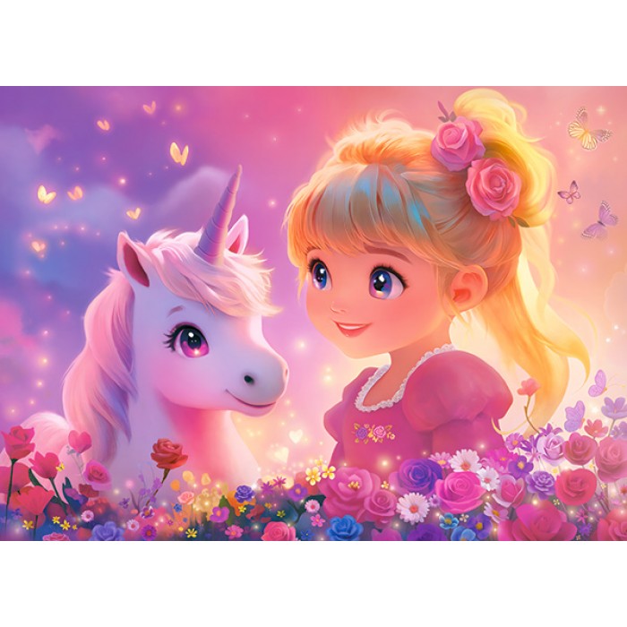 Puzzle Princess with Unicorn