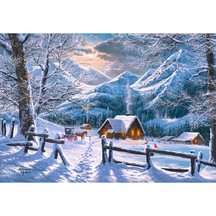 Puzzle Snježno jutro