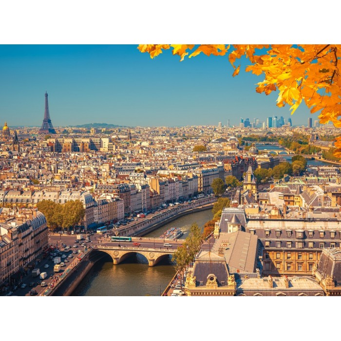 Puzzle Pariz iz ptičje perspektive