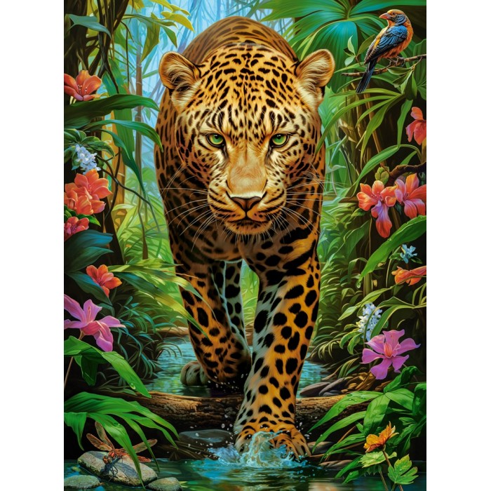 Puzzle Leopard u divljini